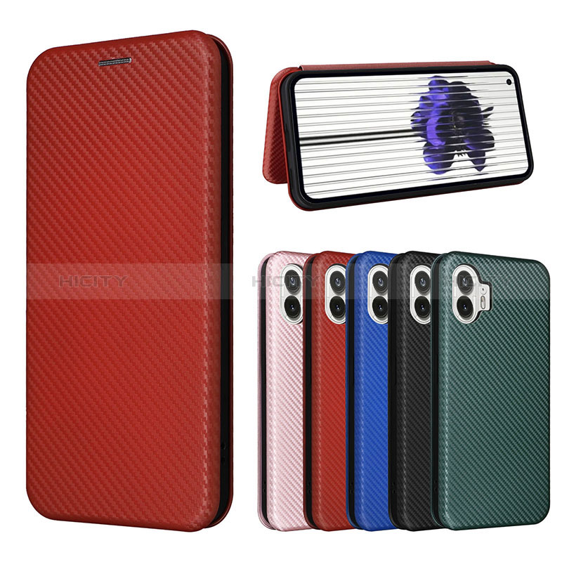 Custodia Portafoglio In Pelle Cover con Supporto L04Z per Nothing Phone 2