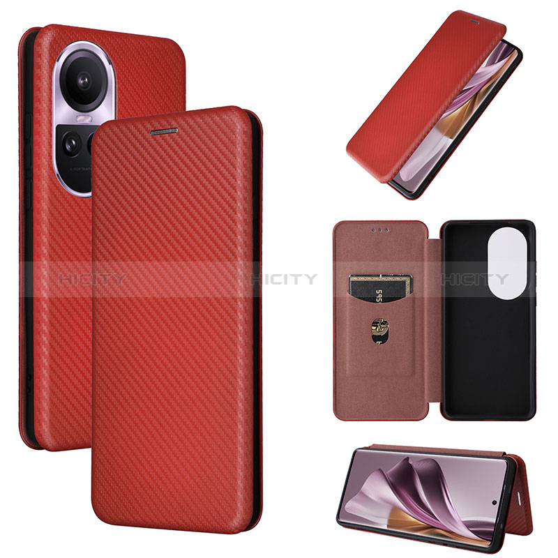 Custodia Portafoglio In Pelle Cover con Supporto L04Z per Oppo Reno10 Pro 5G