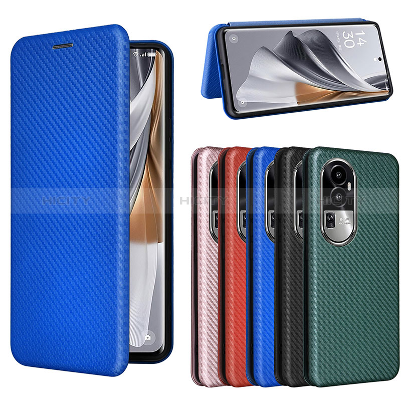 Custodia Portafoglio In Pelle Cover con Supporto L04Z per Oppo Reno10 Pro+ Plus 5G