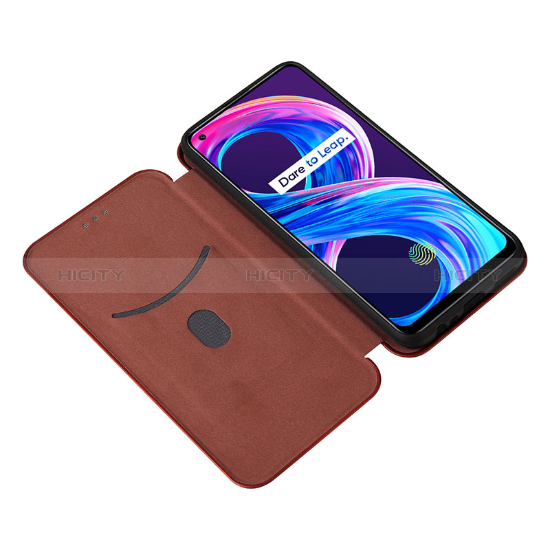 Custodia Portafoglio In Pelle Cover con Supporto L04Z per Realme 8 4G