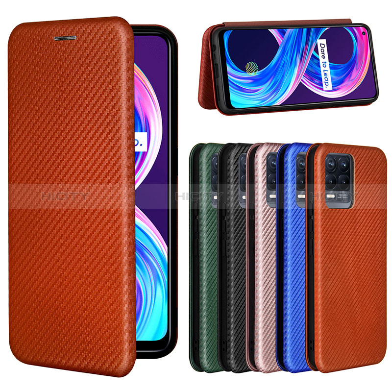 Custodia Portafoglio In Pelle Cover con Supporto L04Z per Realme 8 Pro