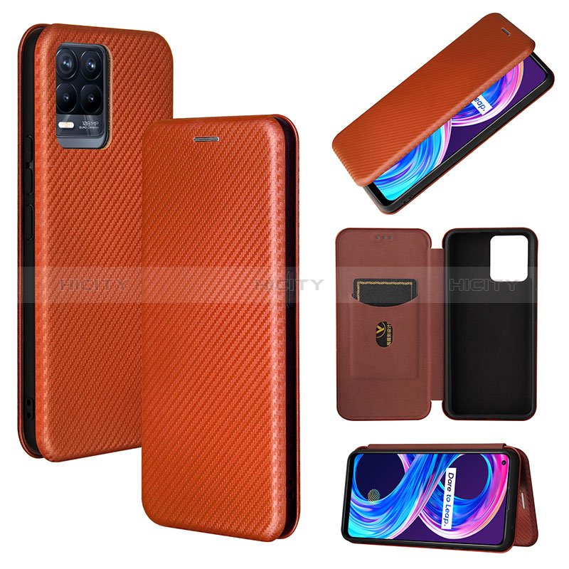 Custodia Portafoglio In Pelle Cover con Supporto L04Z per Realme 8 Pro