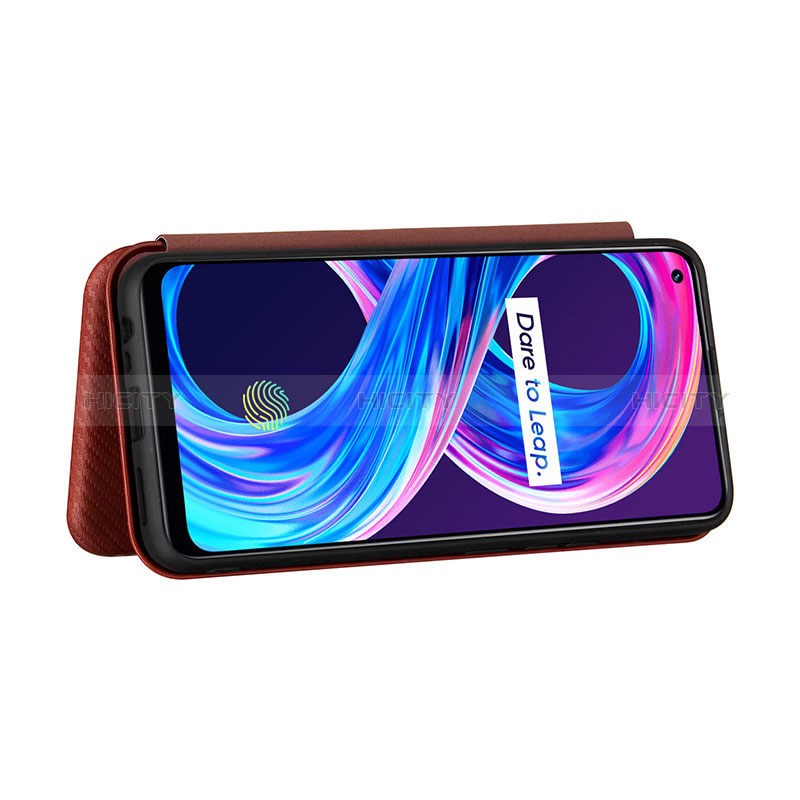 Custodia Portafoglio In Pelle Cover con Supporto L04Z per Realme 8 Pro