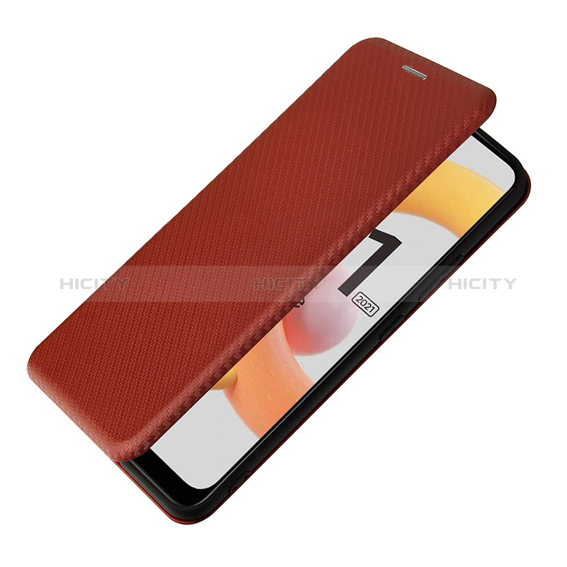 Custodia Portafoglio In Pelle Cover con Supporto L04Z per Realme C11 (2021)