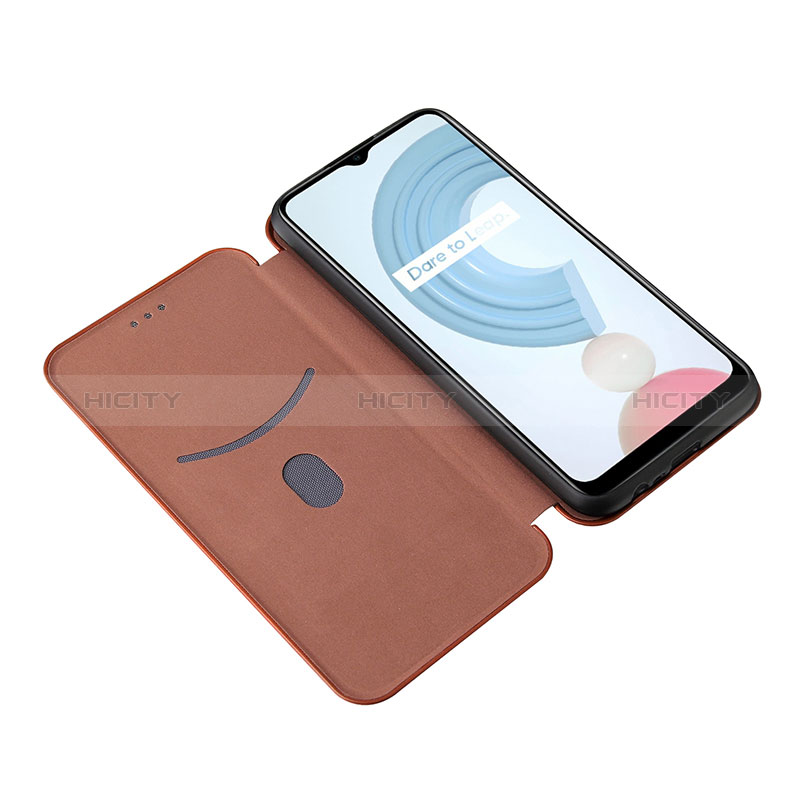 Custodia Portafoglio In Pelle Cover con Supporto L04Z per Realme C21Y