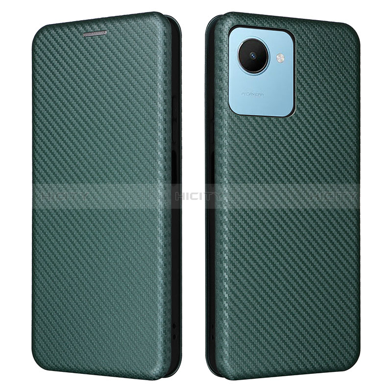 Custodia Portafoglio In Pelle Cover con Supporto L04Z per Realme C30