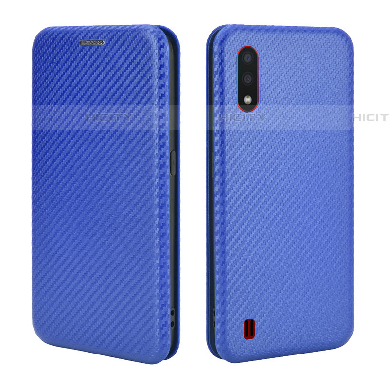 Custodia Portafoglio In Pelle Cover con Supporto L04Z per Samsung Galaxy A01 SM-A015