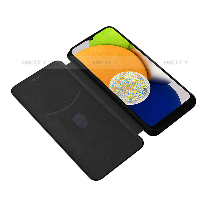 Custodia Portafoglio In Pelle Cover con Supporto L04Z per Samsung Galaxy A03