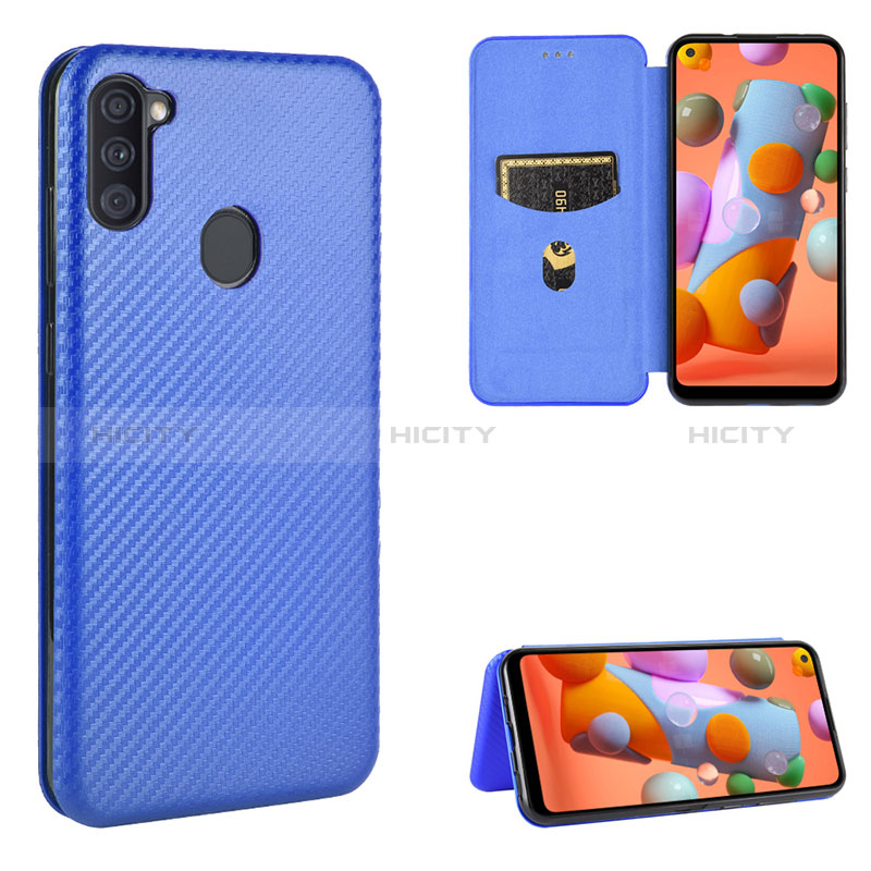 Custodia Portafoglio In Pelle Cover con Supporto L04Z per Samsung Galaxy A11