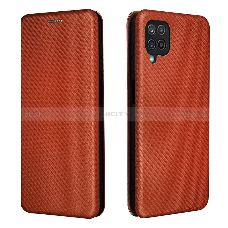 Custodia Portafoglio In Pelle Cover con Supporto L04Z per Samsung Galaxy A12 Nacho