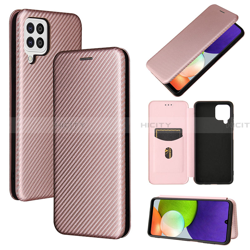 Custodia Portafoglio In Pelle Cover con Supporto L04Z per Samsung Galaxy A22 4G