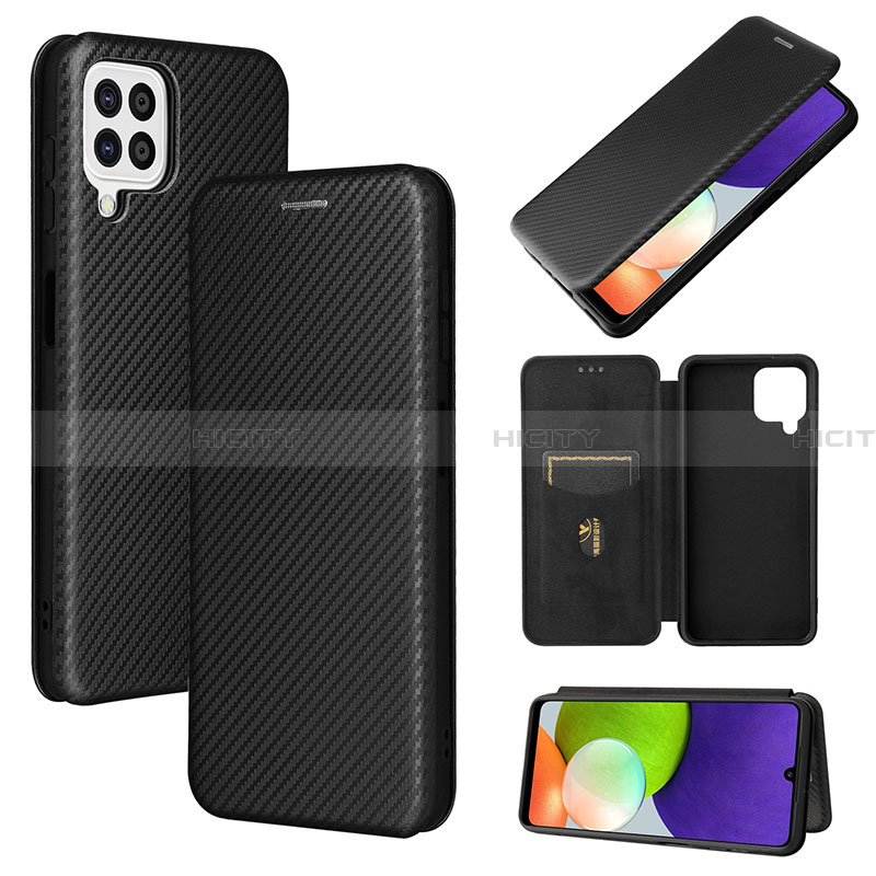 Custodia Portafoglio In Pelle Cover con Supporto L04Z per Samsung Galaxy A22 4G