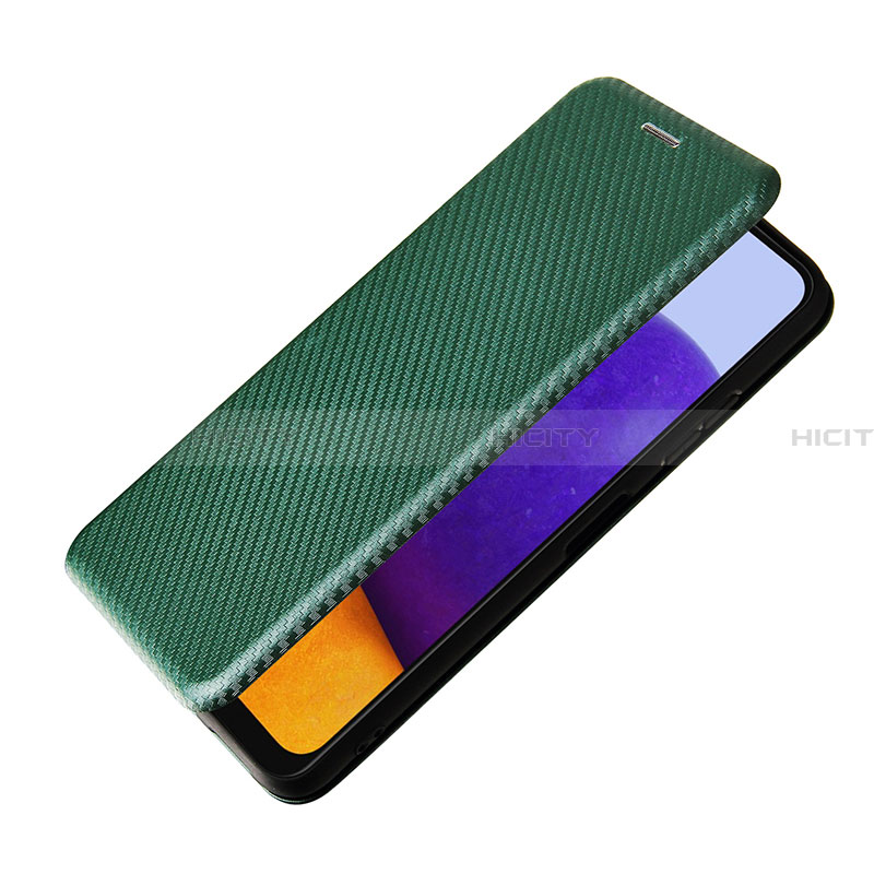 Custodia Portafoglio In Pelle Cover con Supporto L04Z per Samsung Galaxy A22 5G