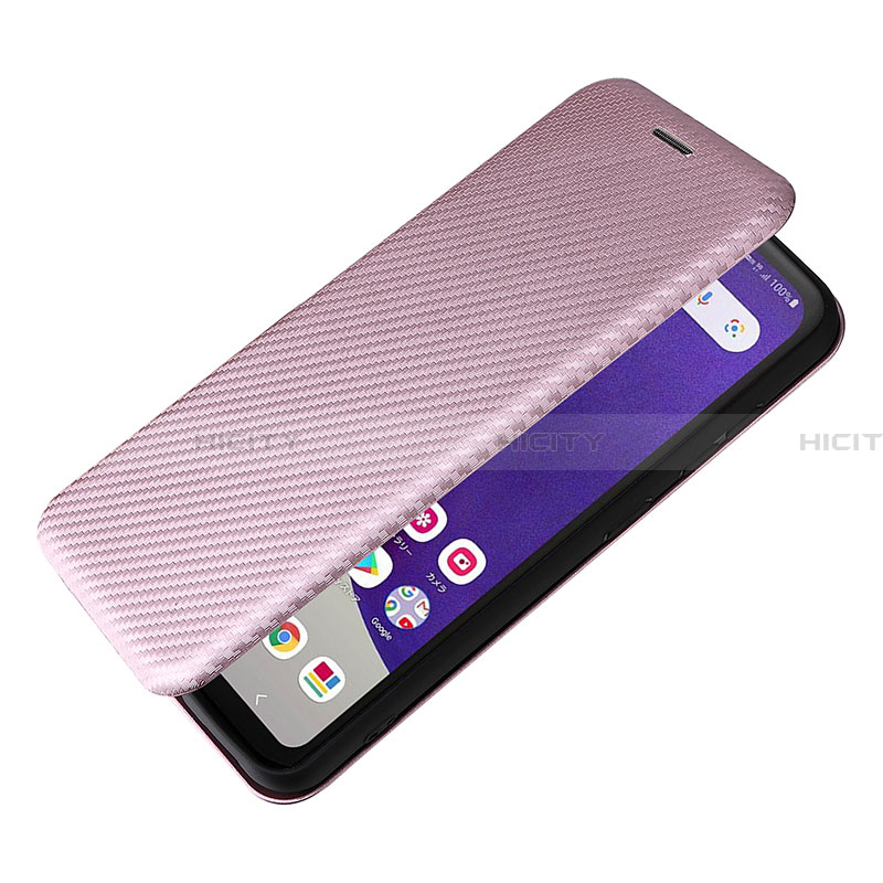 Custodia Portafoglio In Pelle Cover con Supporto L04Z per Samsung Galaxy A22 5G SC-56B