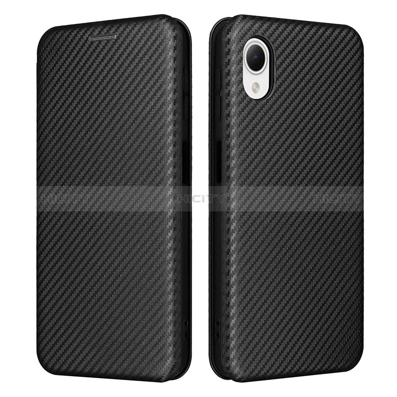 Custodia Portafoglio In Pelle Cover con Supporto L04Z per Samsung Galaxy A23e 5G Nero