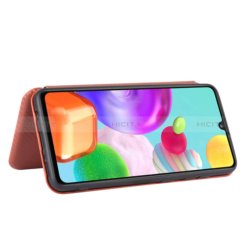 Custodia Portafoglio In Pelle Cover con Supporto L04Z per Samsung Galaxy A41