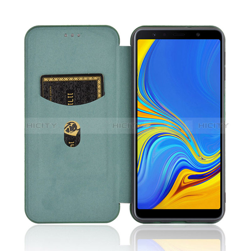 Custodia Portafoglio In Pelle Cover con Supporto L04Z per Samsung Galaxy A7 (2018) A750
