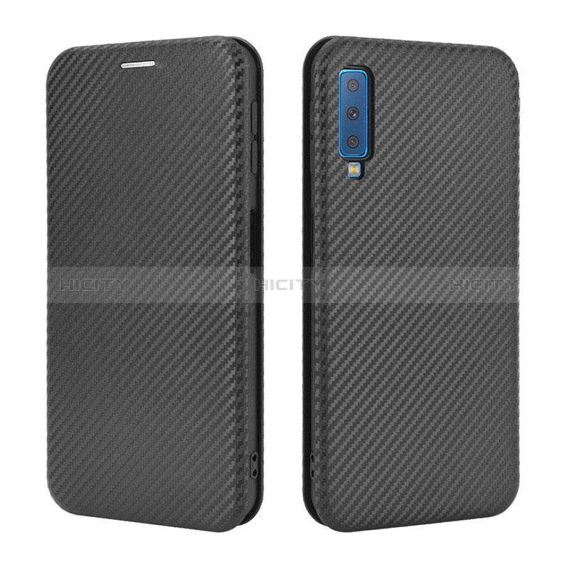 Custodia Portafoglio In Pelle Cover con Supporto L04Z per Samsung Galaxy A7 (2018) A750