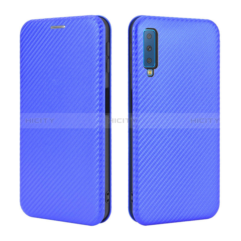 Custodia Portafoglio In Pelle Cover con Supporto L04Z per Samsung Galaxy A7 (2018) A750