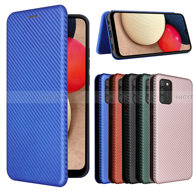 Custodia Portafoglio In Pelle Cover con Supporto L04Z per Samsung Galaxy F02S SM-E025F