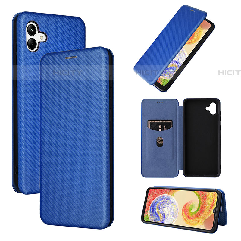 Custodia Portafoglio In Pelle Cover con Supporto L04Z per Samsung Galaxy F04