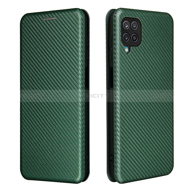 Custodia Portafoglio In Pelle Cover con Supporto L04Z per Samsung Galaxy F12