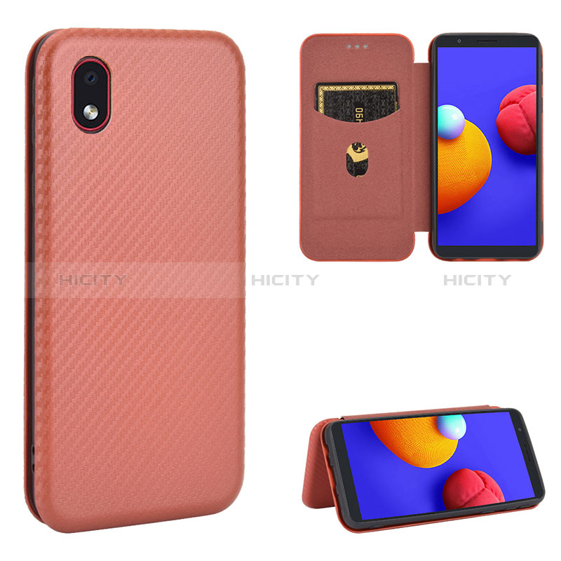 Custodia Portafoglio In Pelle Cover con Supporto L04Z per Samsung Galaxy M01 Core