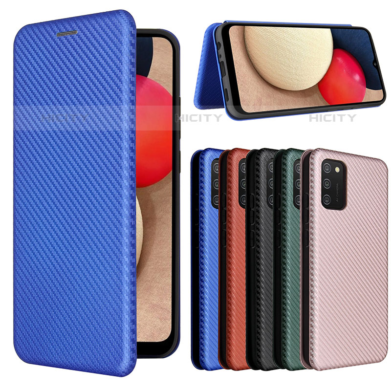 Custodia Portafoglio In Pelle Cover con Supporto L04Z per Samsung Galaxy M02s