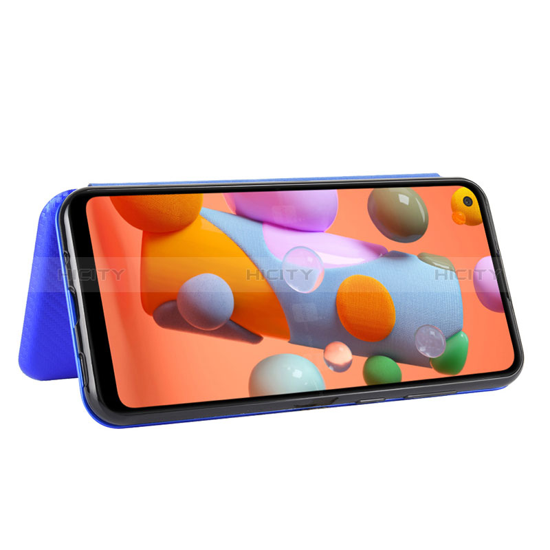 Custodia Portafoglio In Pelle Cover con Supporto L04Z per Samsung Galaxy M11