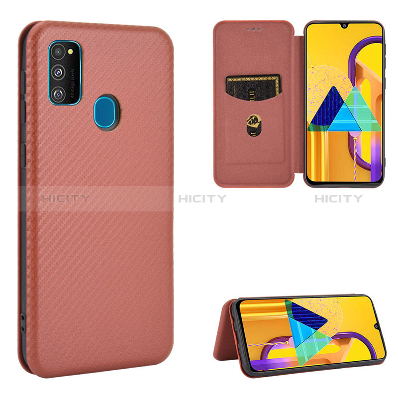 Custodia Portafoglio In Pelle Cover con Supporto L04Z per Samsung Galaxy M21