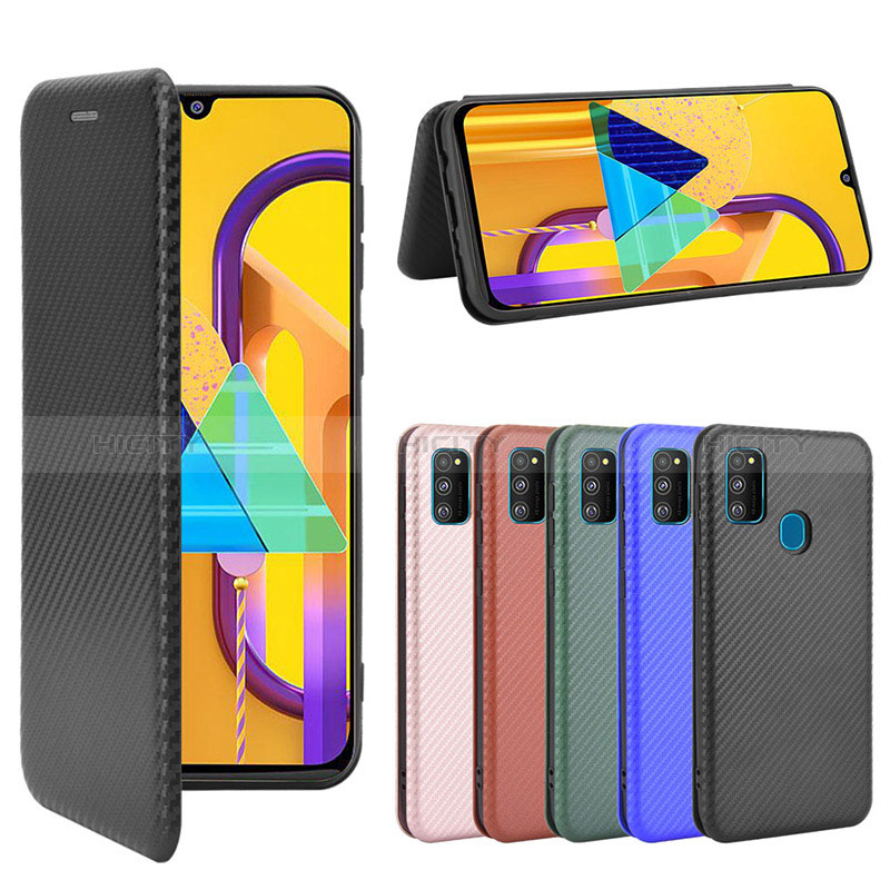 Custodia Portafoglio In Pelle Cover con Supporto L04Z per Samsung Galaxy M21