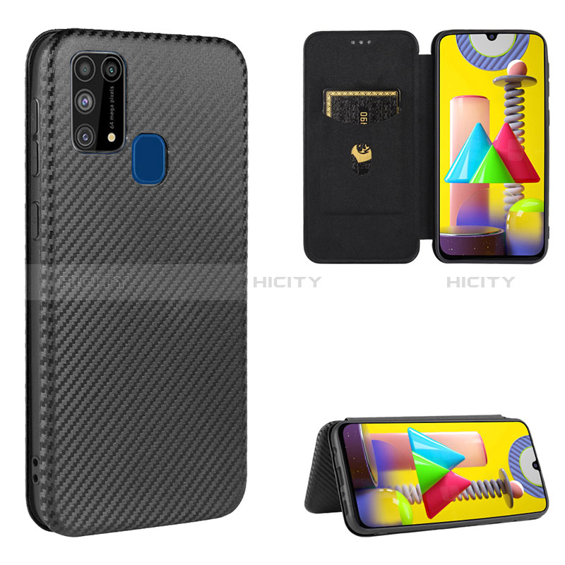 Custodia Portafoglio In Pelle Cover con Supporto L04Z per Samsung Galaxy M21s