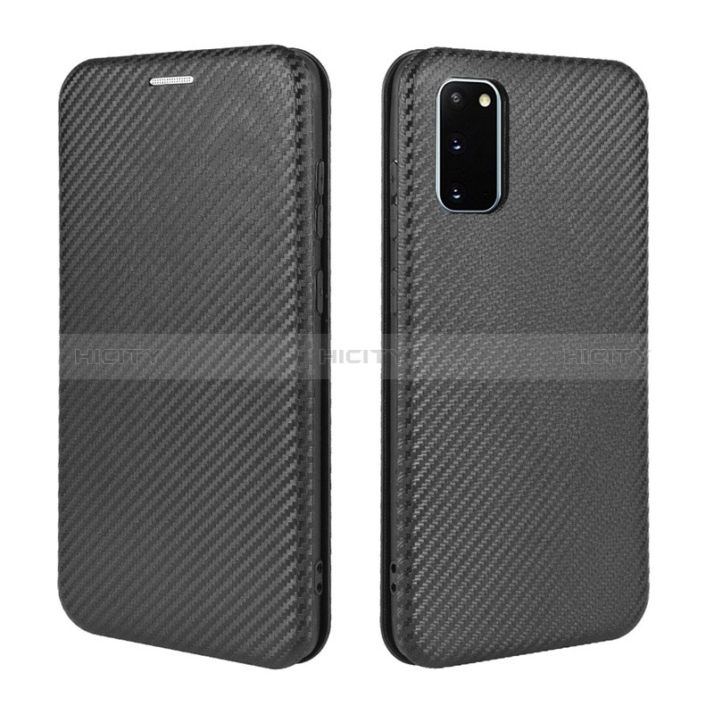 Custodia Portafoglio In Pelle Cover con Supporto L04Z per Samsung Galaxy S20 FE (2022) 5G Nero