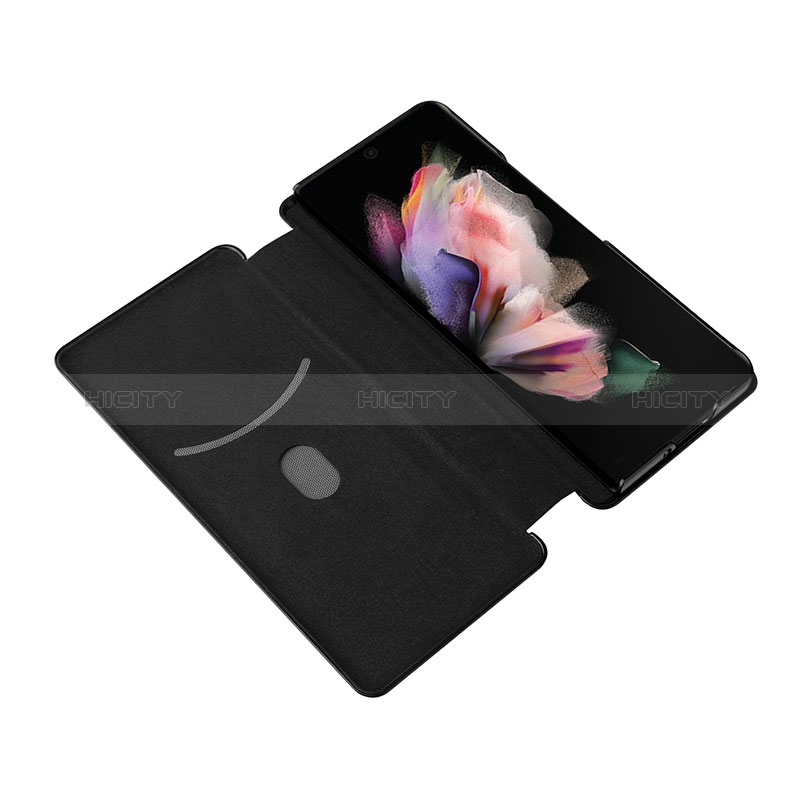 Custodia Portafoglio In Pelle Cover con Supporto L04Z per Samsung Galaxy Z Fold3 5G