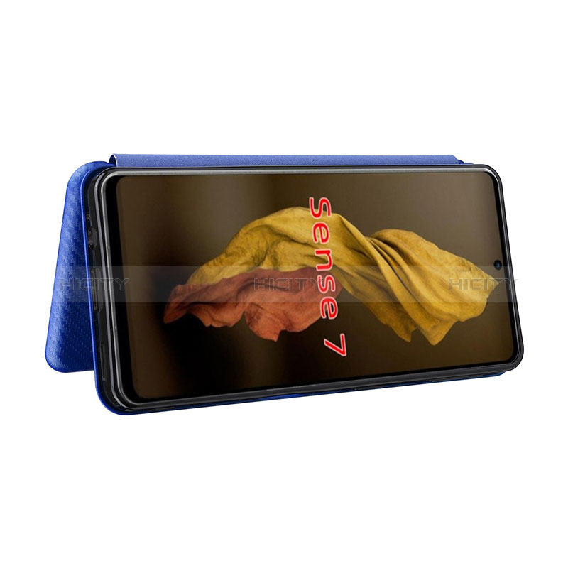 Custodia Portafoglio In Pelle Cover con Supporto L04Z per Sharp Aquos Sense7