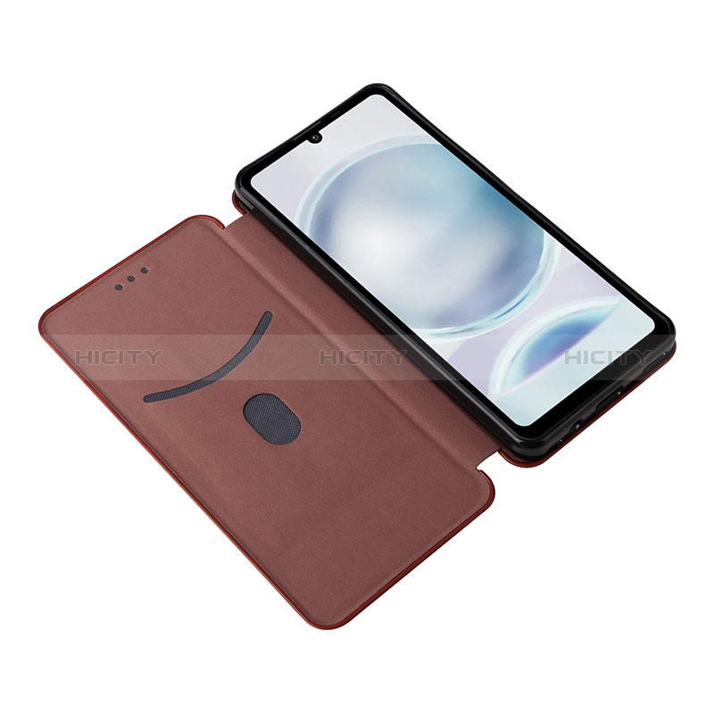 Custodia Portafoglio In Pelle Cover con Supporto L04Z per Sharp Aquos Sense8