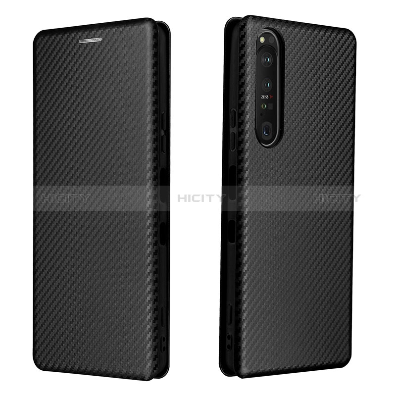 Custodia Portafoglio In Pelle Cover con Supporto L04Z per Sony Xperia 1 III