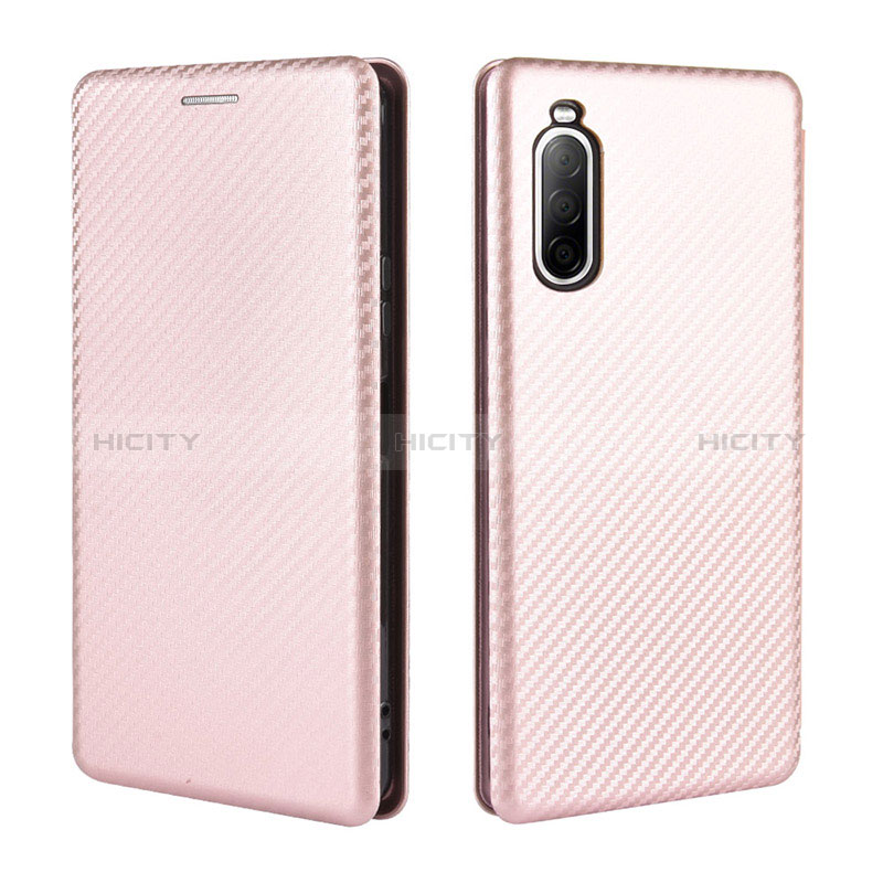 Custodia Portafoglio In Pelle Cover con Supporto L04Z per Sony Xperia 10 II