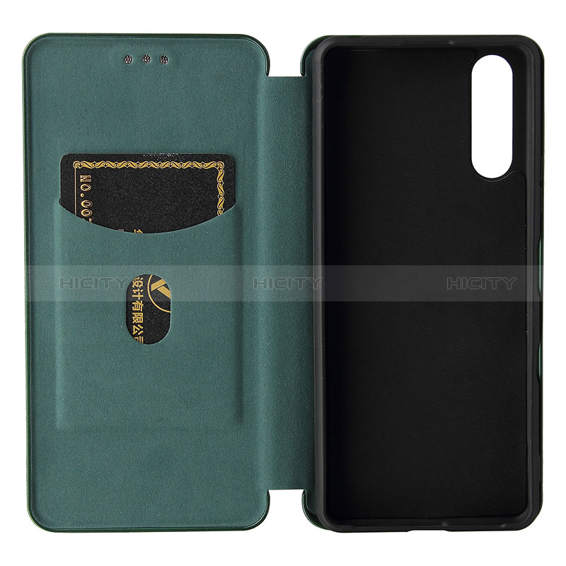 Custodia Portafoglio In Pelle Cover con Supporto L04Z per Sony Xperia 10 III Lite