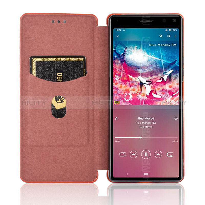 Custodia Portafoglio In Pelle Cover con Supporto L04Z per Sony Xperia 8 Lite