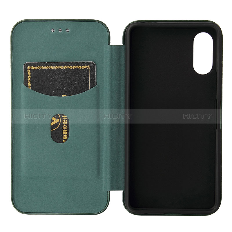 Custodia Portafoglio In Pelle Cover con Supporto L04Z per Sony Xperia Ace II SO-41B