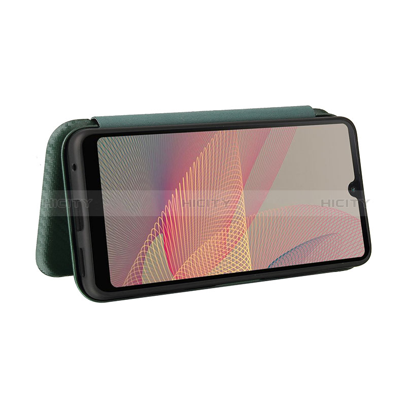 Custodia Portafoglio In Pelle Cover con Supporto L04Z per Sony Xperia Ace II SO-41B