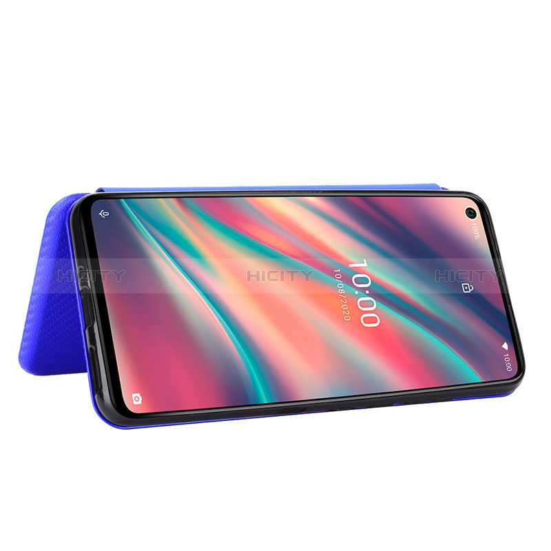 Custodia Portafoglio In Pelle Cover con Supporto L04Z per Wiko View5