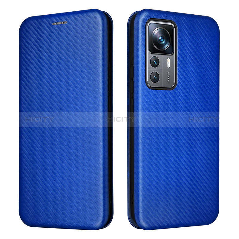 Custodia Portafoglio In Pelle Cover con Supporto L04Z per Xiaomi Mi 12T 5G Blu