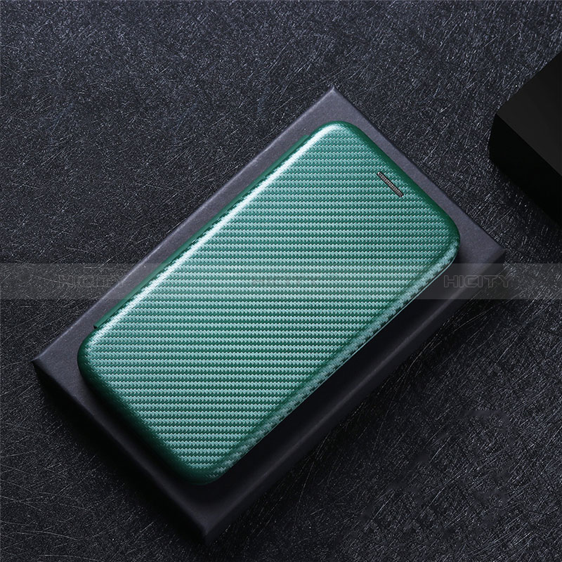 Custodia Portafoglio In Pelle Cover con Supporto L04Z per Xiaomi Poco F5 5G Verde