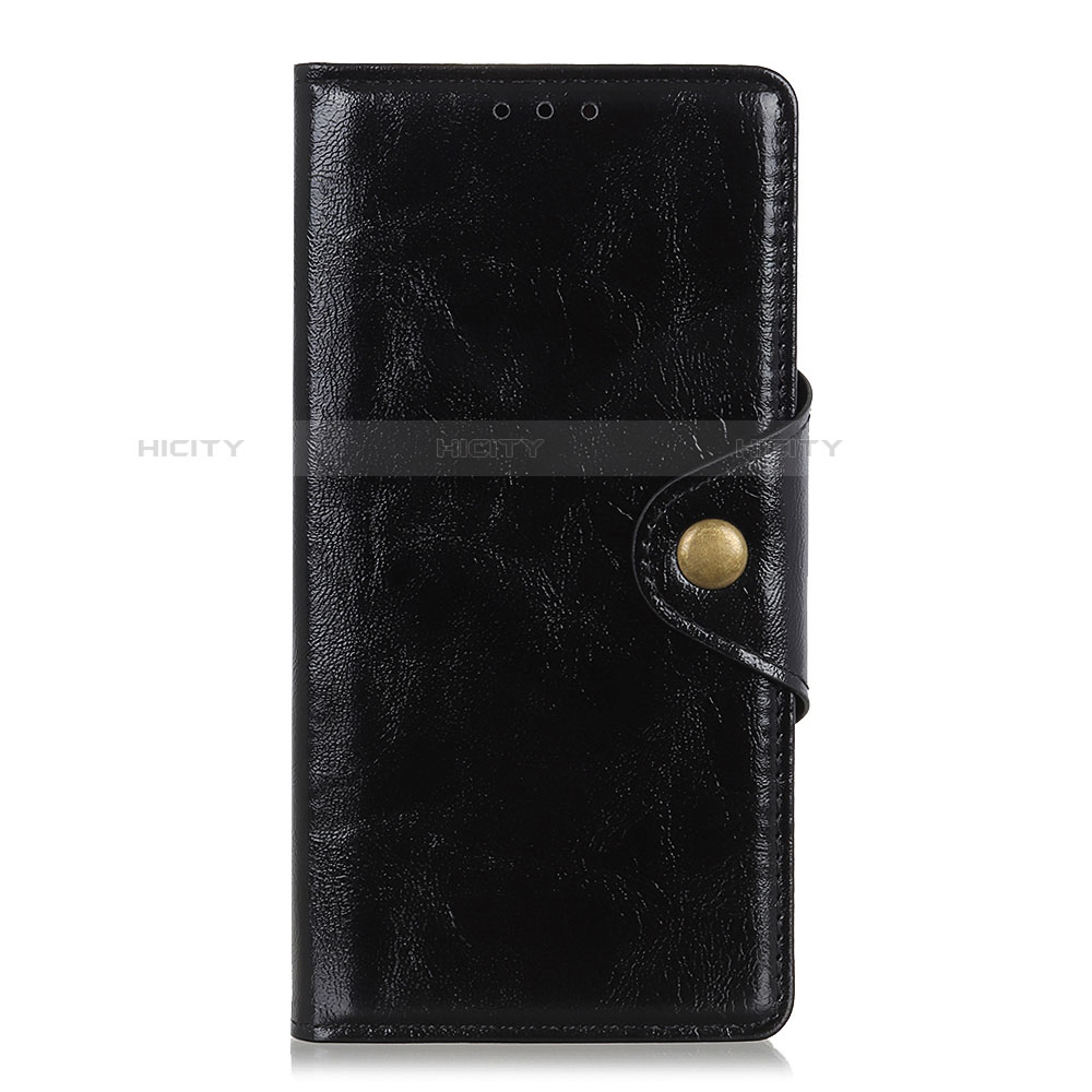 Custodia Portafoglio In Pelle Cover con Supporto L05 per Alcatel 1S (2019) Nero