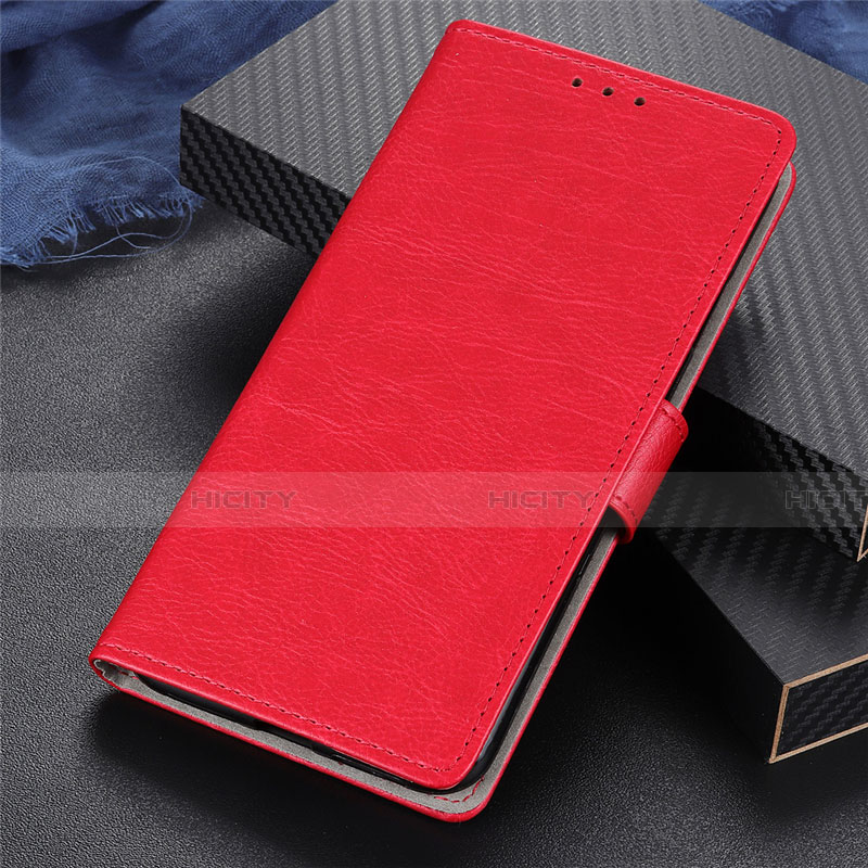 Custodia Portafoglio In Pelle Cover con Supporto L05 per Huawei Honor 30S Rosso