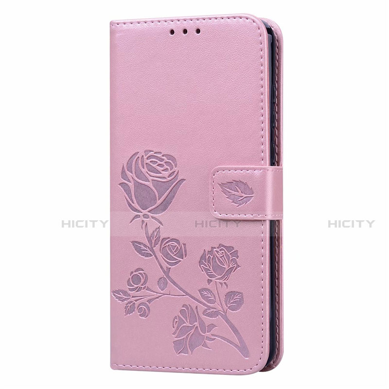 Custodia Portafoglio In Pelle Cover con Supporto L05 per Huawei Honor 9A Rosa