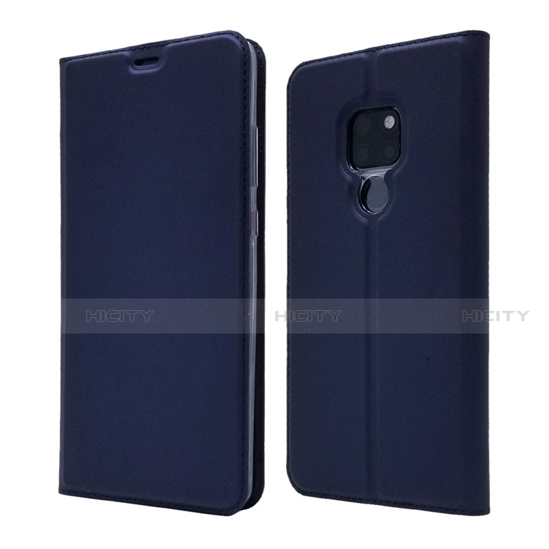 Custodia Portafoglio In Pelle Cover con Supporto L05 per Huawei Mate 20 Blu