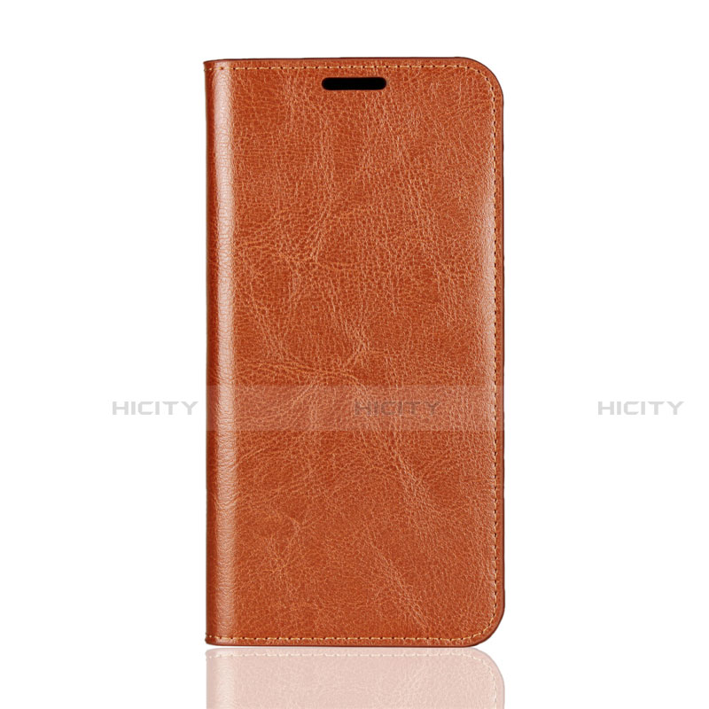 Custodia Portafoglio In Pelle Cover con Supporto L05 per Huawei Mate 20 Lite Arancione